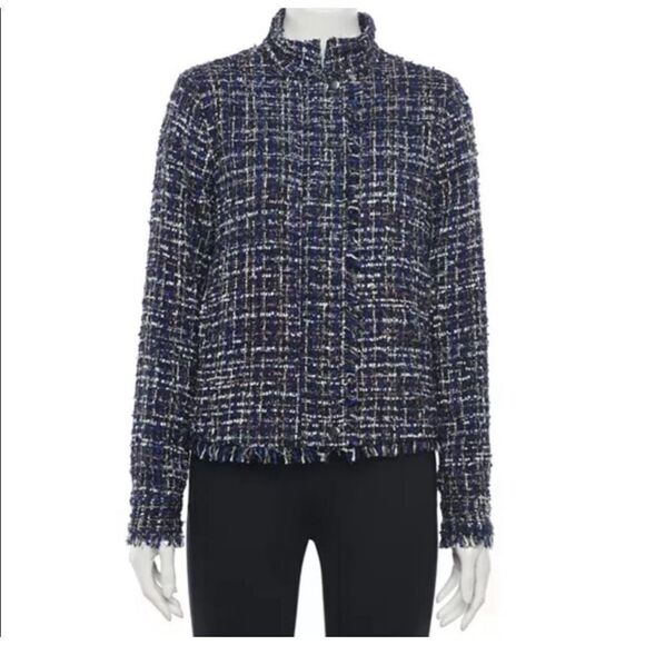NWT Black & Blue Tweed Blazer - Picture 1 of 7